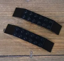 LEGO 30180 Black Slope 45 10 x 2 x 2 Double Qty 2