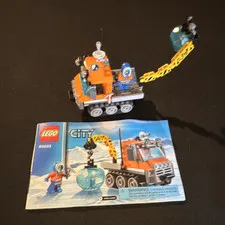 LEGO City Arctic 60033 Arctic Ice Crawler Complete Set w/ Instructions No Box