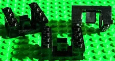Lot of 3 LEGO Technic Gearbox 4 x 4 x 1 2/3 BLACK Star Wars Batman Atlantis ++