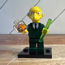LEGO Simpsons Series 1 Mr Burns SIM022 Minifigure 71005 Complete Blinky CMF