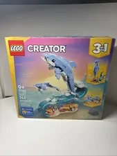 LEGO Creator 3-in-1 Beautiful Dolphins 31385 Building Kit (542 Pieces) Brand New