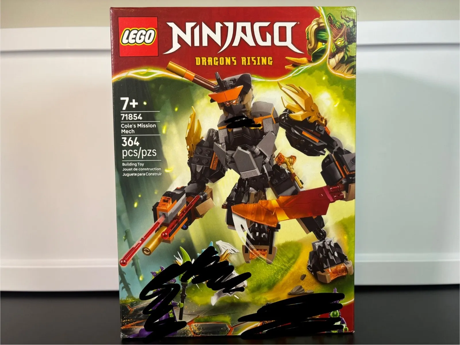 Cole's Mission Mech Lego Ninjago set 71854 Build Only