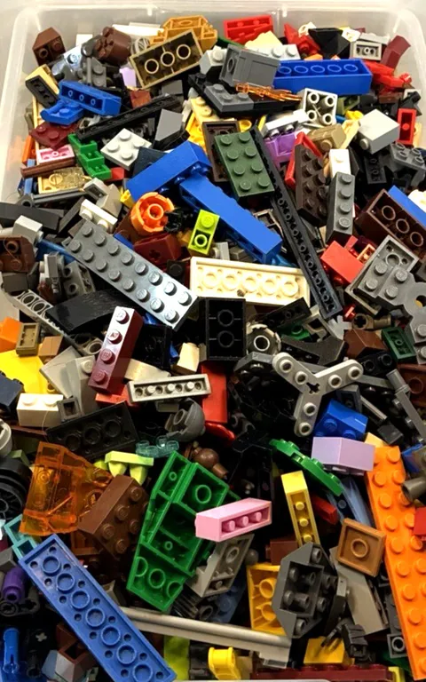 5 Lbs Legos Assorted Bricks From Sets Random Parts Pieces Lot