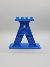 Lego Duplo 1 BLUE CARRIER COLUMN POST SUPPORT BRIDGE STAND PILLAR MAST TRAIN