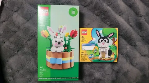 Lego Rabbit Lot Easter Basket 40587 Year Of The Rabbit 40575 Bundle New Sealed