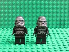 Lot of 2 Lego Star Wars minifigures Imperial Shadow Trooper Guard WH54