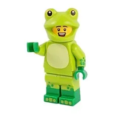LEGO® Minifigure™ Frog Costume Fan Building Set col465