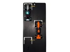 Starting Grid Wall Display Stand For Lego Minifigures F1 Cars w/ Built-In Studs