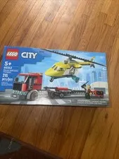 LEGO CITY Rescue Helicopter Transport Set 60343 NIB Retired