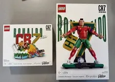 LEGO CR7 Cristiano Ronaldo 43012 & 43016 Bundle FIFA World Cup Soccer Editions