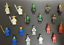 LEGO Ninjago Minifigures Wu Lloyd Zane Jay Set of 18