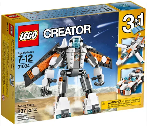 NEW - LEGO - 31034 - Future Flyer - Compete Set -  No Box or Manual - Ships Fast