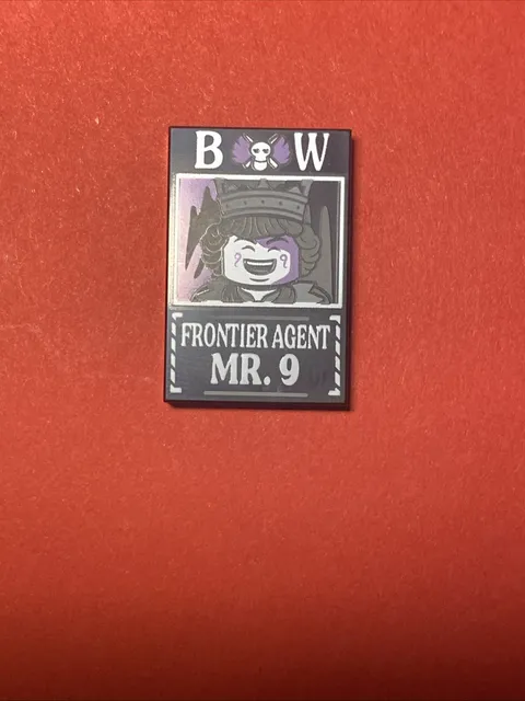 LEGO One Piece Baroque Works Wanted Poster Frontier Agent Mr. 9 Dossier