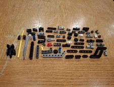 LEGO Technic Parts Bulk Lot Beams and Connectors and Gears Multicolor Plastic