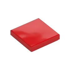 LEGO 30x Red Tile 2 x 2 inv.627
