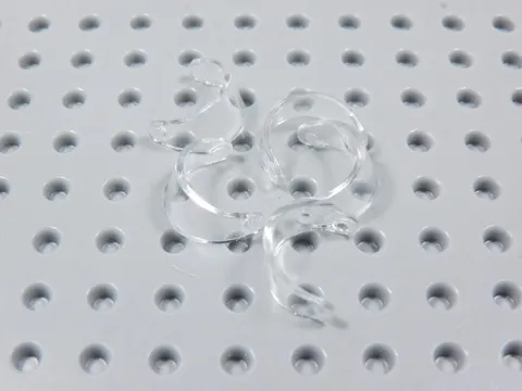 LEGO Lot of 5 Trans Clear Helmet Visors Minifig BQ