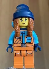 LEGO City Town Girl Female Hiker Camped Backpacker