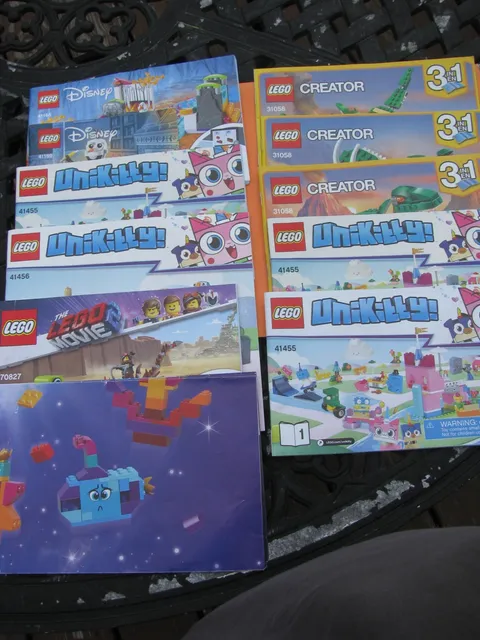 31 LEGO Instruction Manuals Lot-Creator, The Lego Movie, Unikitty and More