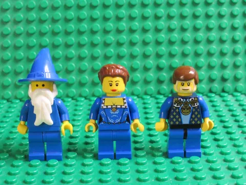 Lot Lego Vintage Castle minifigures King Queen Majisto Wizard AW23
