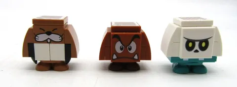 LEGO "Goomba (3)" Super Mario Interactive Adv 71360 Goomba Figurines Only