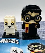 LEGO BRICKHEADZ 41615 Harry Potter 50 & Hedwig 49 Complete with Manual