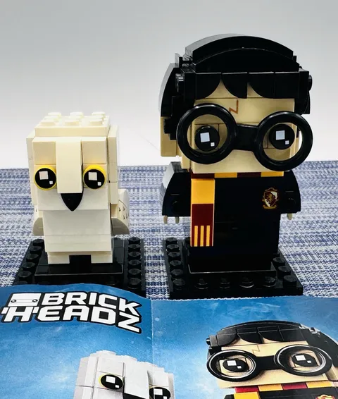 LEGO BRICKHEADZ 41615 Harry Potter 50 & Hedwig 49 Complete with Manual