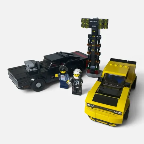 LEGO Speed Champions 2018 Dodge Challenger SRT Demon and 1970 Dodge Charger R/T