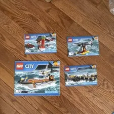 LEGO CITY Coast Guard 60167 Illustrated Instruction Manual Booklets 1,2,3,4