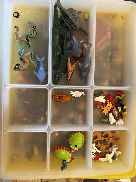 LEGO Animals Bulk Lot Loose Parts Accessories Mixed Pieces Multicolor Plastic