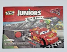 Instruction Manual Only for LEGO Juniors 10730 Lighting McQueen Speed Launcher