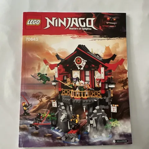 LEGO NINJAGO 70643 Temple of Resurrection Instructions Manual Booklet