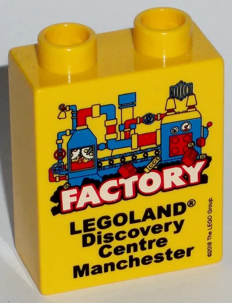 LEGO LEGOLAND Collectible Brick Special Brick FACTORY 2018 Discovery Centre Manchester 