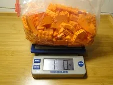 Lego Orange Parts Pieces Bricks Plates Lot Angles