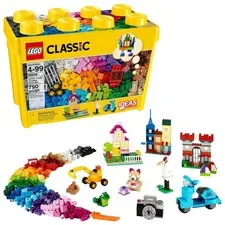LEGO Classic Large Creative Brick Box 10698 Building Set, Toy Storage...