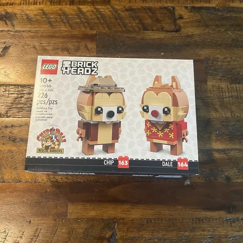 LEGO 40550 DISNEY BRICKHEADZ CHIP & DALE RESCUE RANGERS - NEW, SEALED, RETIRED