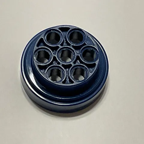 LEGO Wheel 31mm D. x 15mm Technic with 7 Pin Holes 60208 - Dark Blue x1