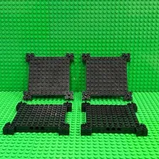 LEGO 30645 Technic Brick Modified 12 x 12 Base : Black (Pack of 4)