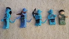 Authentic LEGO Minifigure Lot of 5 Avatar Figures