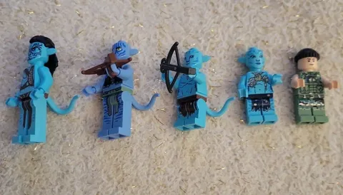 Authentic LEGO Minifigure Lot of 5 Avatar Figures