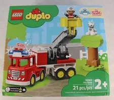 LEGO 10969 Duplo Fire Truck 21pcs New Distressed Box 