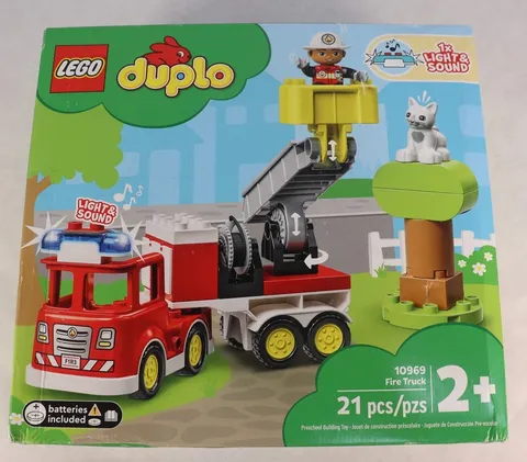 LEGO 10969 Duplo Fire Truck 21pcs New Distressed Box 