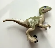 Lego Dinosaur Raptor Minifigure Velociraptor Delta Olive Green 75917 Raptor