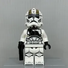 LEGO Star Wars sw1236 Clone Trooper Gunner Dirt Stains Minifigure 75337