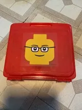 Red Lego Project Iris Storage Case Container Organizer Holder 13x12x3