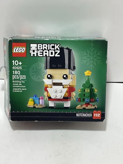 LEGO CHRISTMAS BRICKHEADZ 40425 Nutcracker Sealed Bags Open box