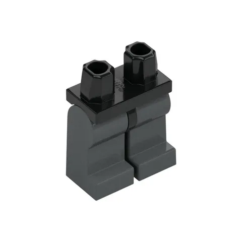 LEGO Black Hips and Dark Bluish Gray Legs inv.628