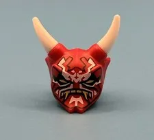 LEGO Red Oni Vengeance Mask - NINJAGO 70639 70643 Minifigure Accessory ***NEW***