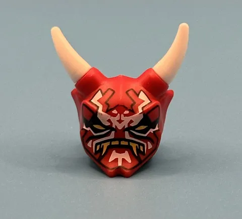 LEGO Red Oni Vengeance Mask - NINJAGO 70639 70643 Minifigure Accessory ***NEW***