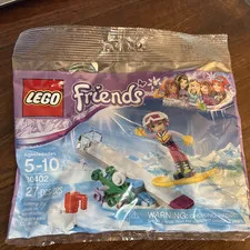 LEGO FRIENDS: Snowboard Tricks (30402) New in bag complete set