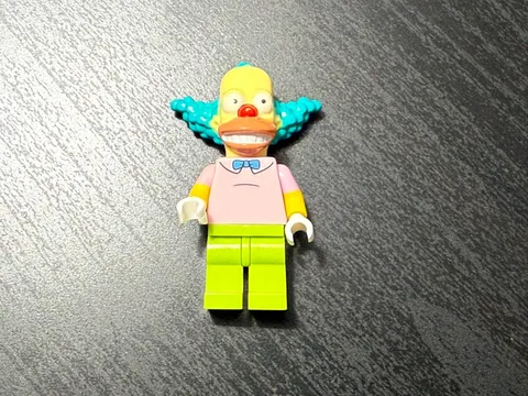 LEGO Krusty the Clown, Series 1 sim014 The Simpsons Minifigure Minifig h452